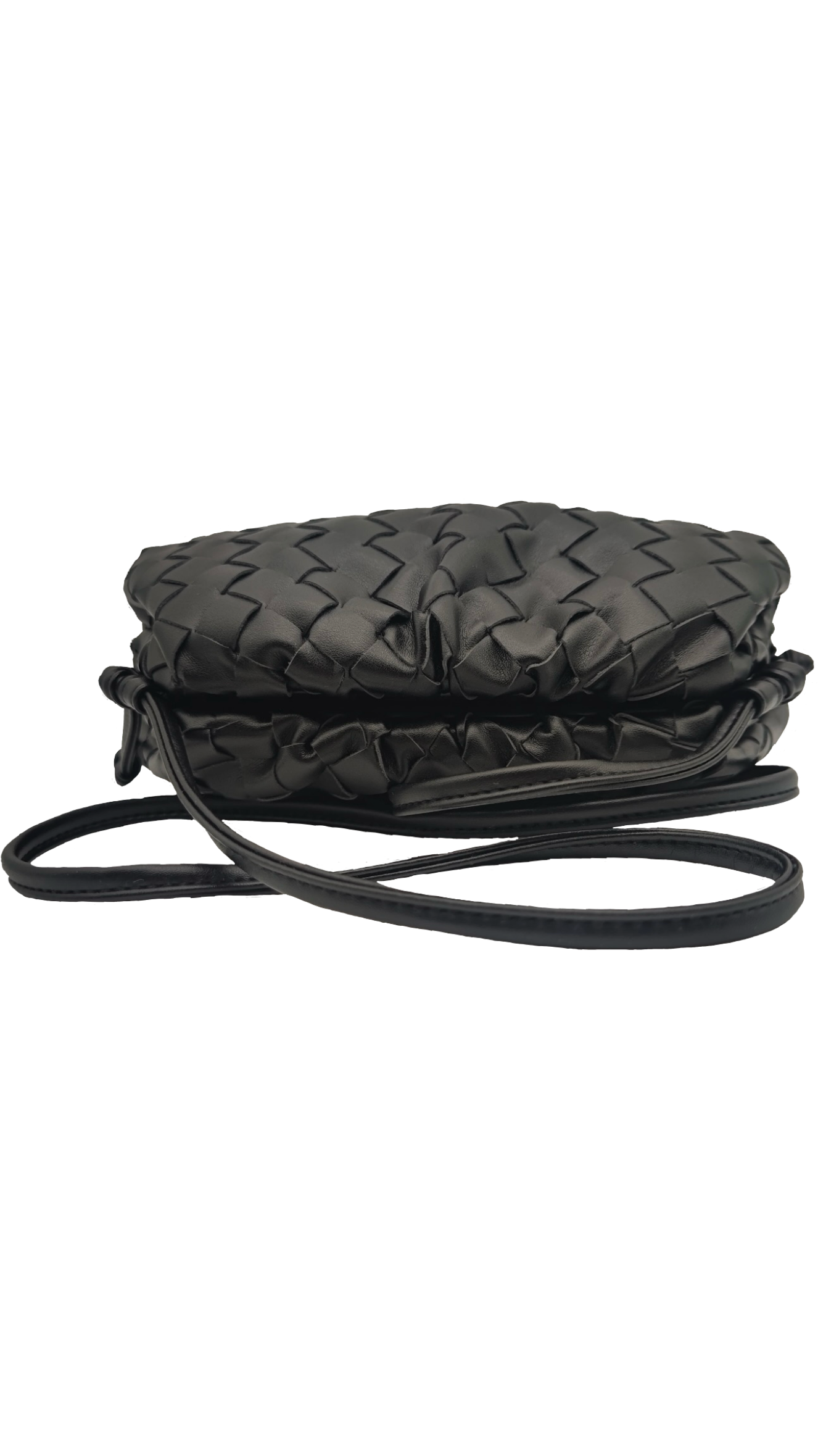 Mini braided seashell - Black