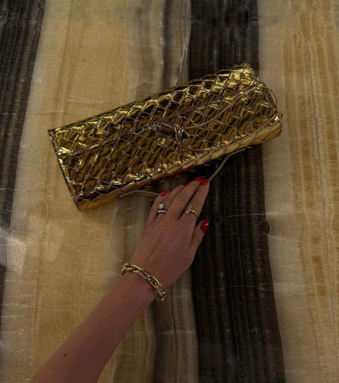 Barret clutch - Gold