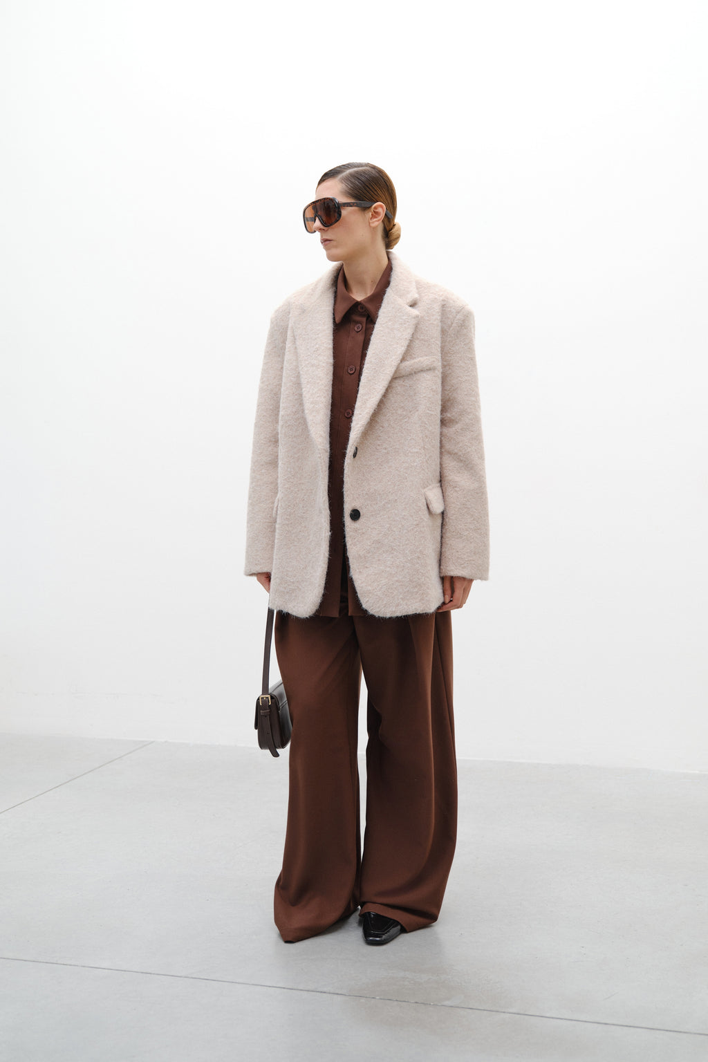 Blazer Bouclé Oversize