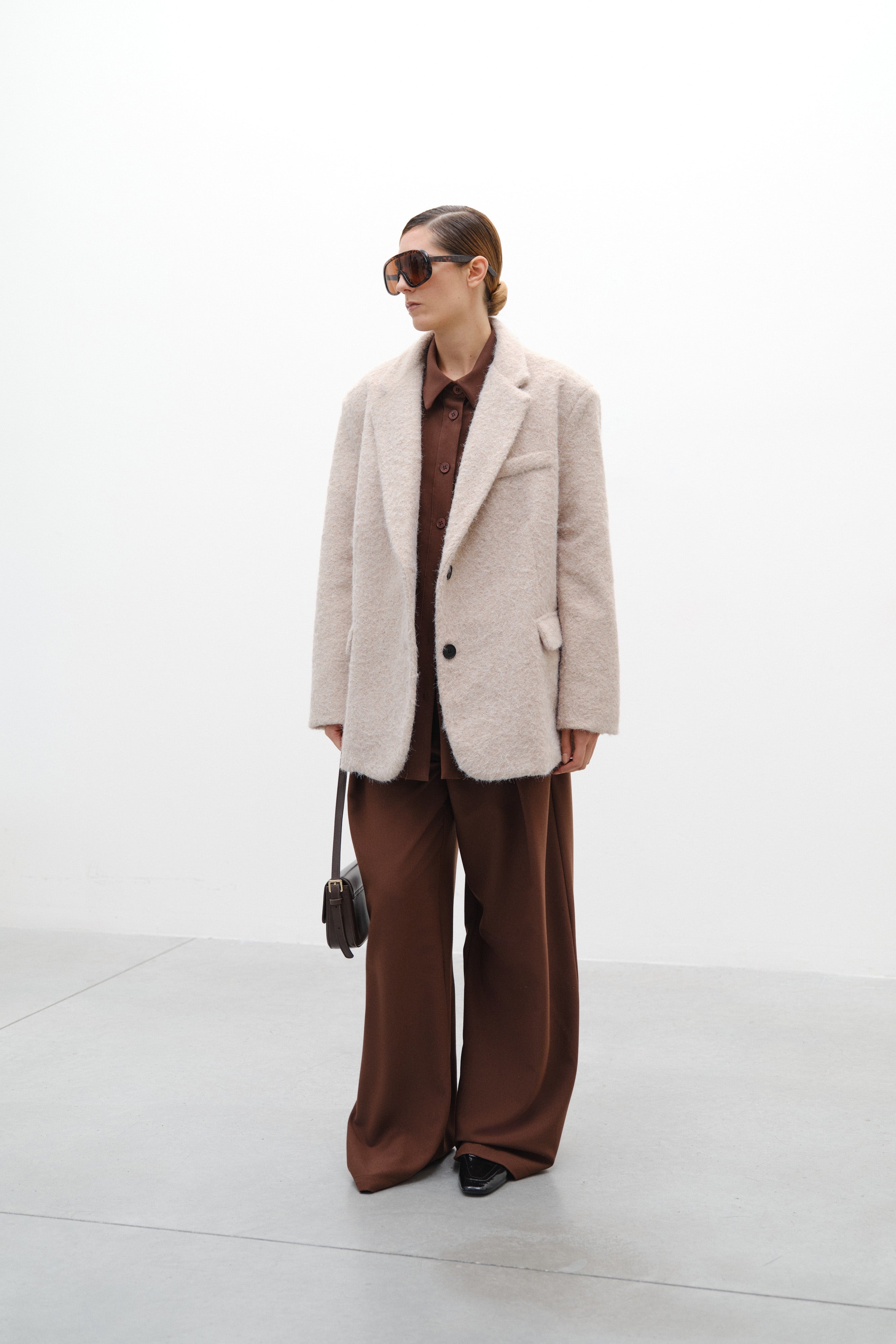Blazer Bouclé Oversize