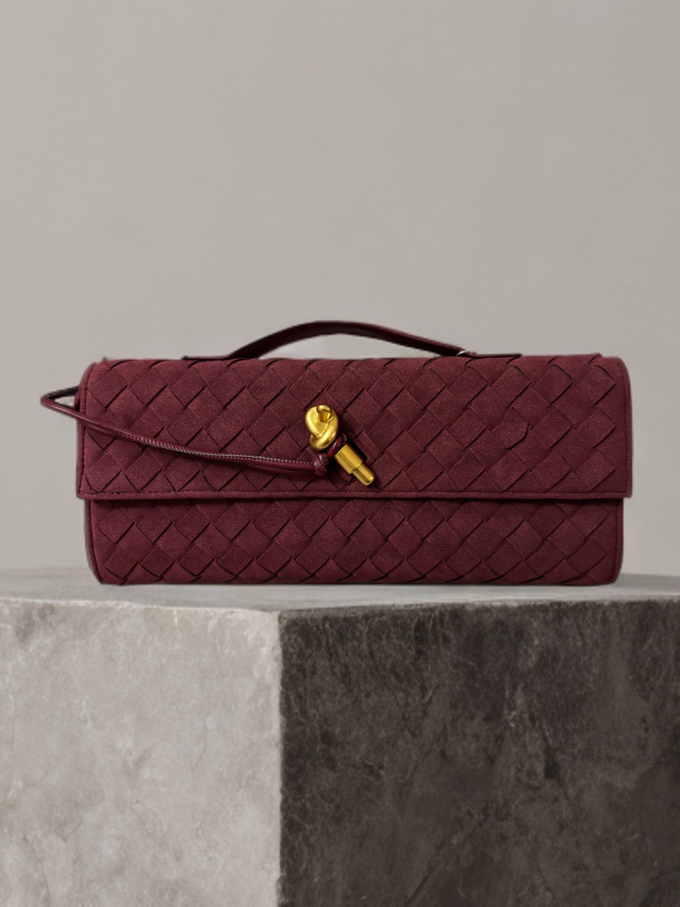 Barret clutch Camoscio - Red Wine