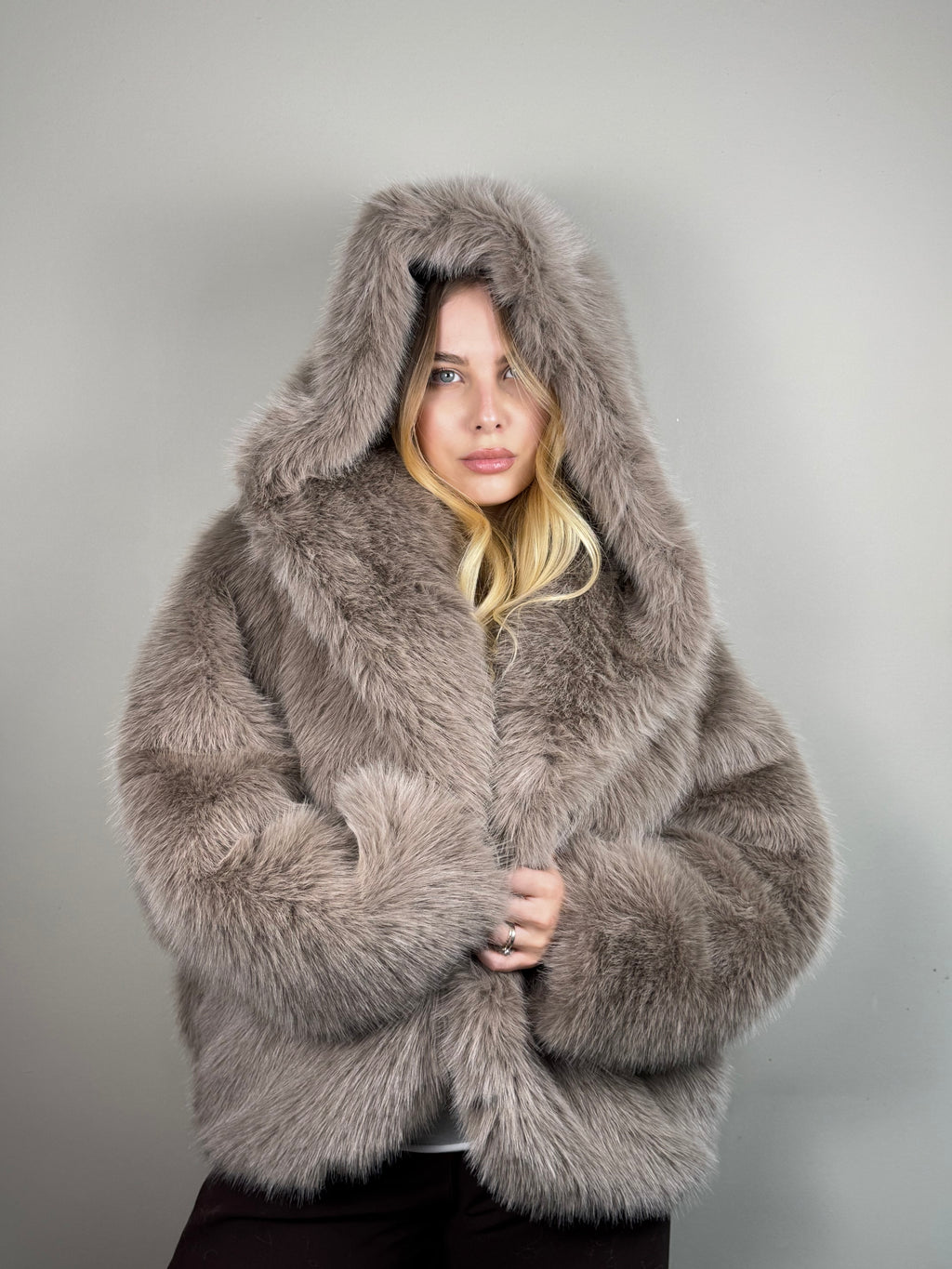 Pelliccia Courmayeur - Taupe