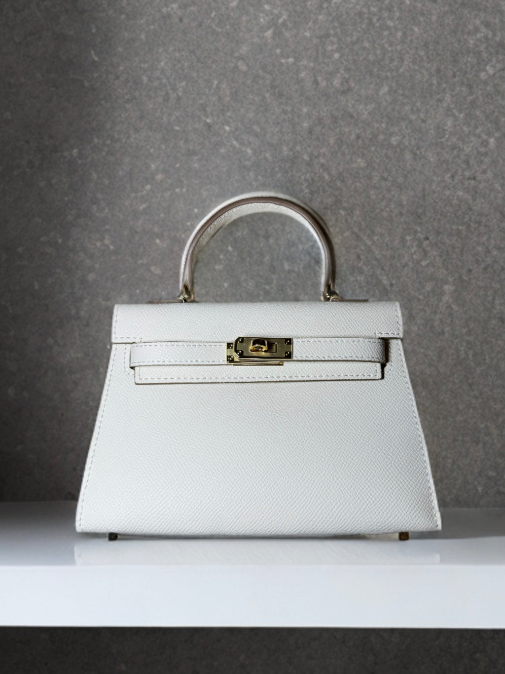 Mini Mademoiselle Kelly - Optic white