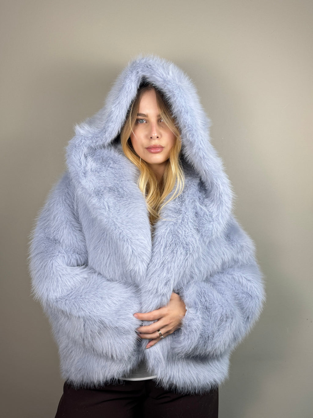 Pelliccia Courmayeur - Light Blue