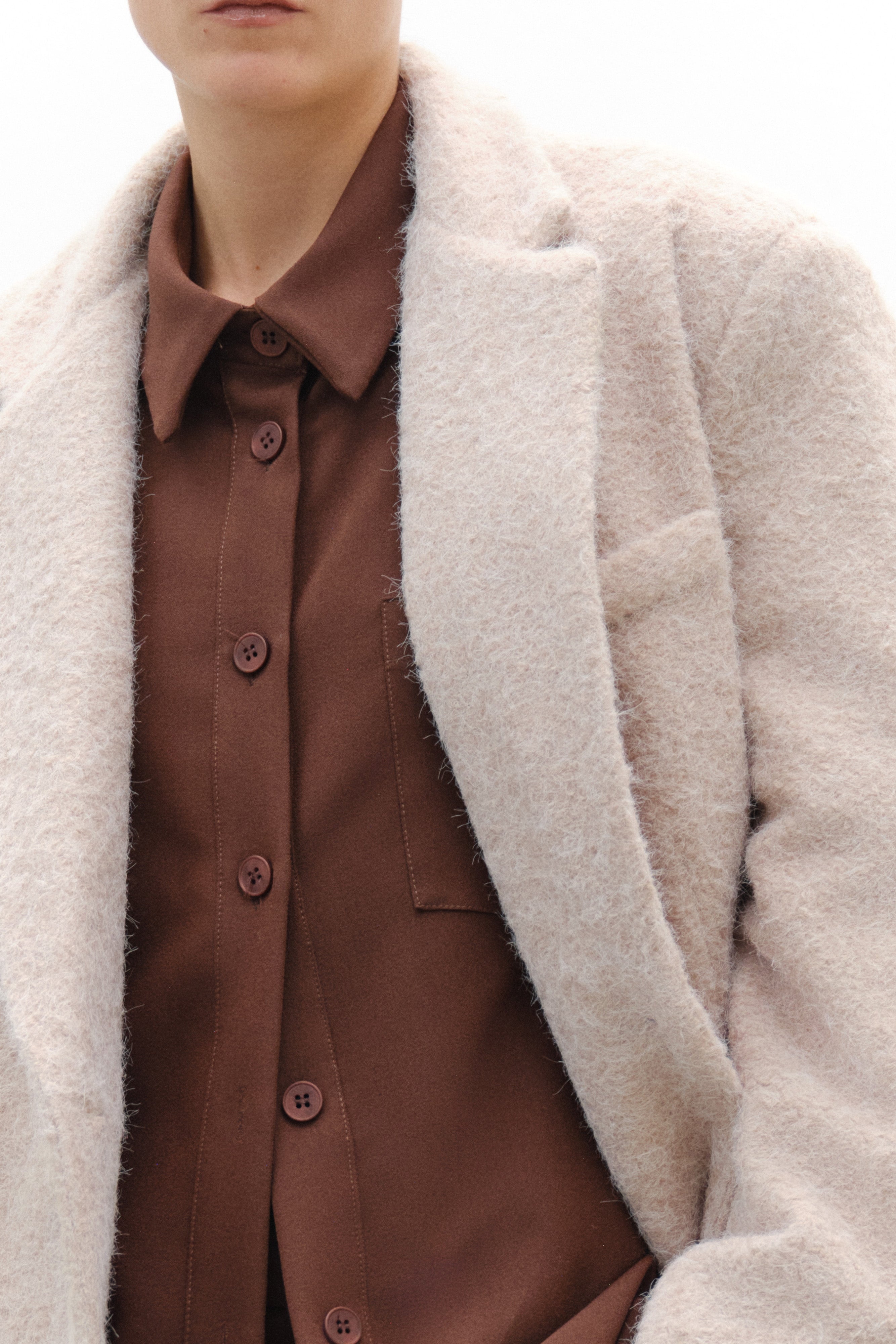 Blazer Bouclé Oversize