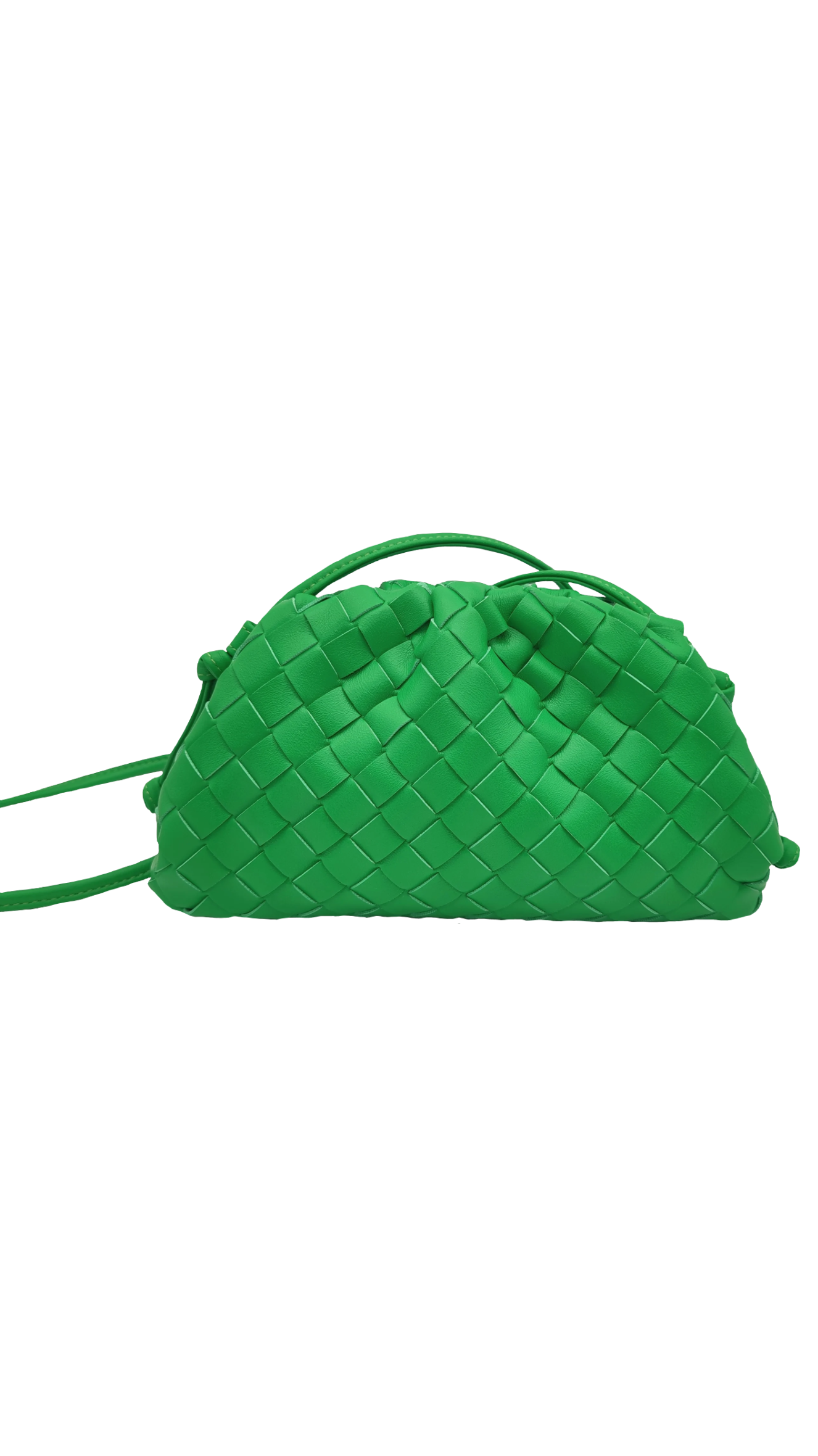Mini braided seashell - Green