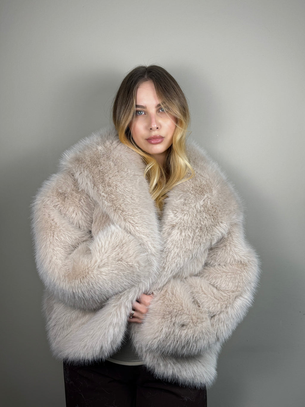 Pelliccia Courmayeur - Beige