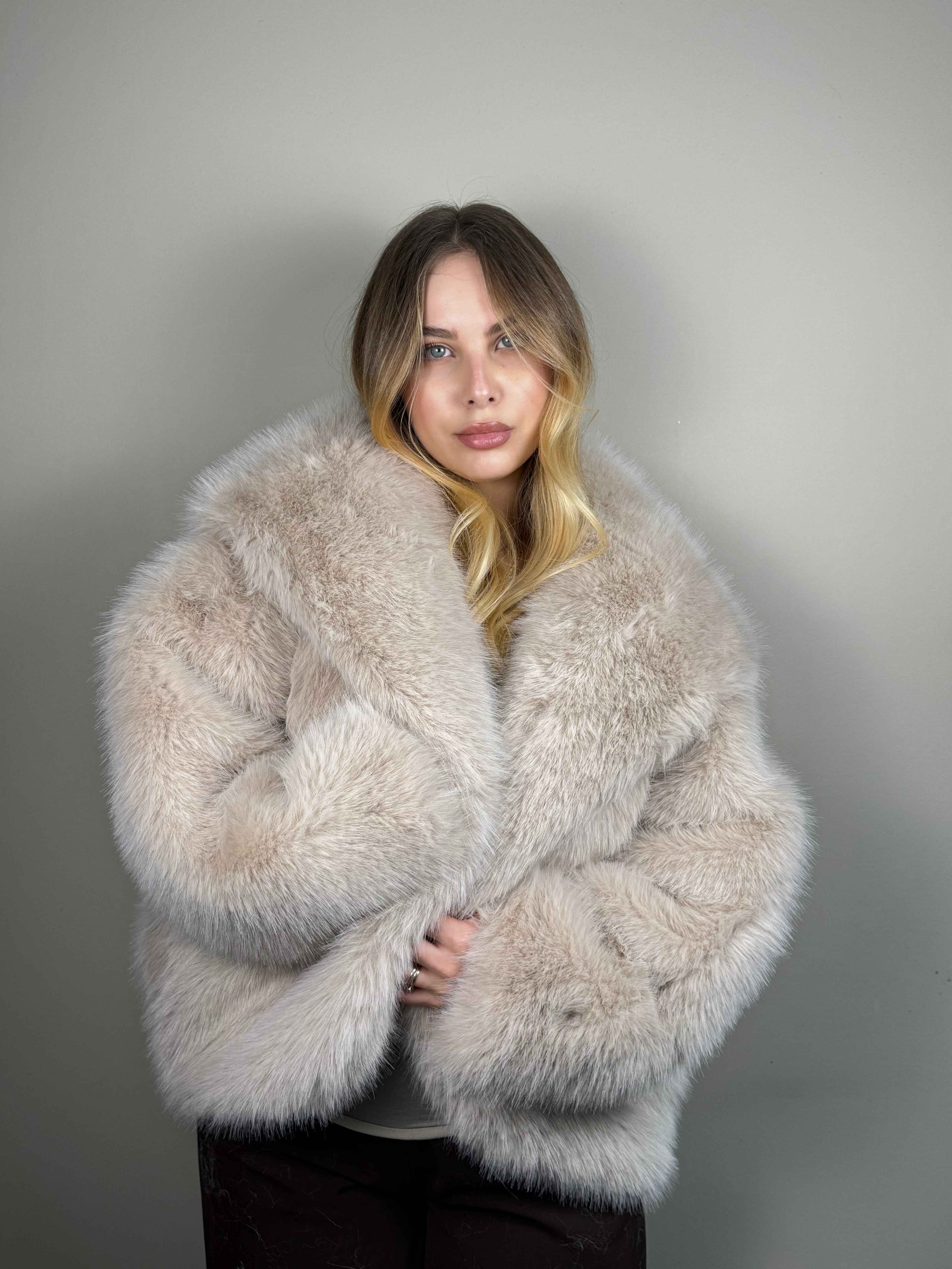 Pelliccia Courmayeur - Beige