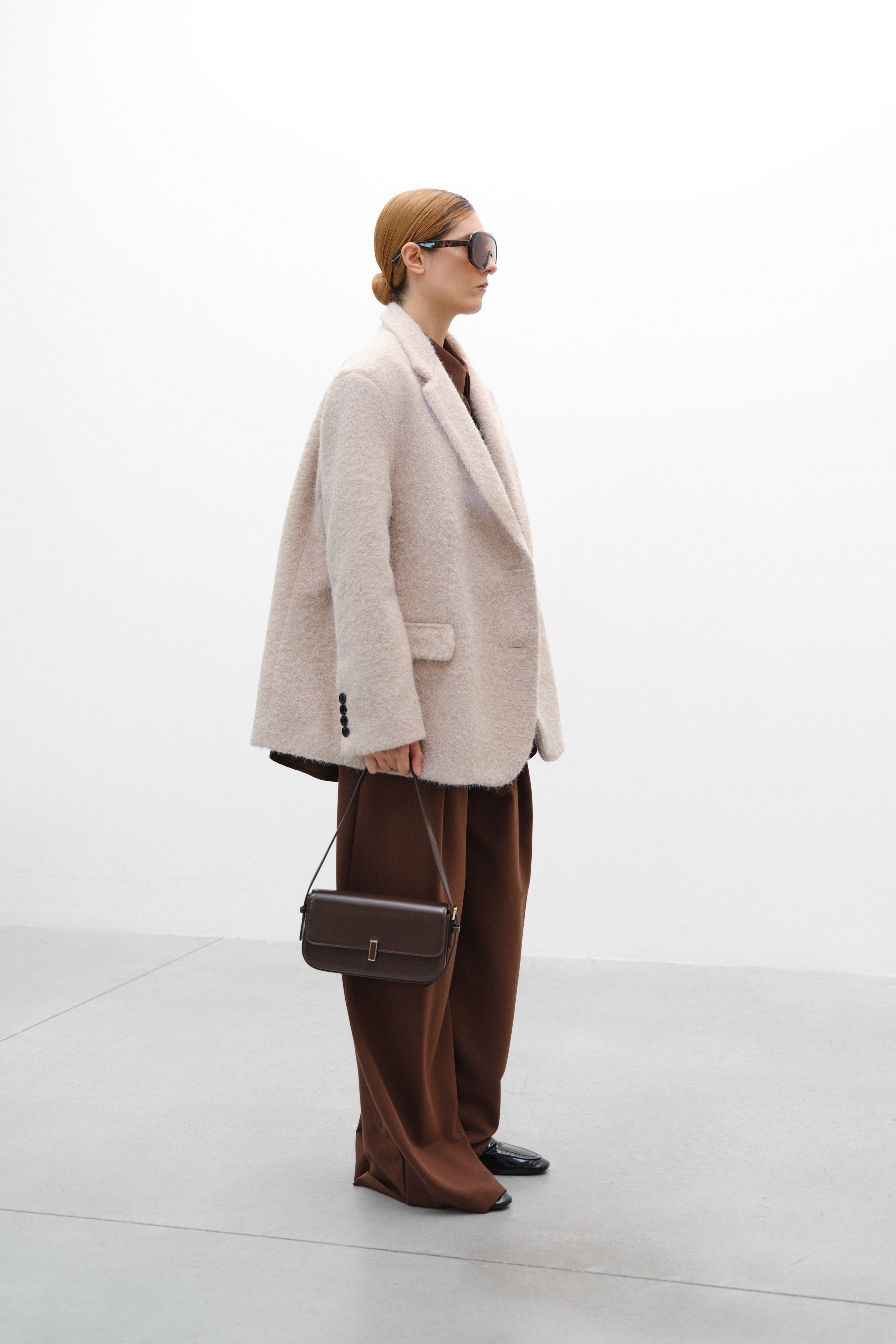 Blazer Bouclé Oversize