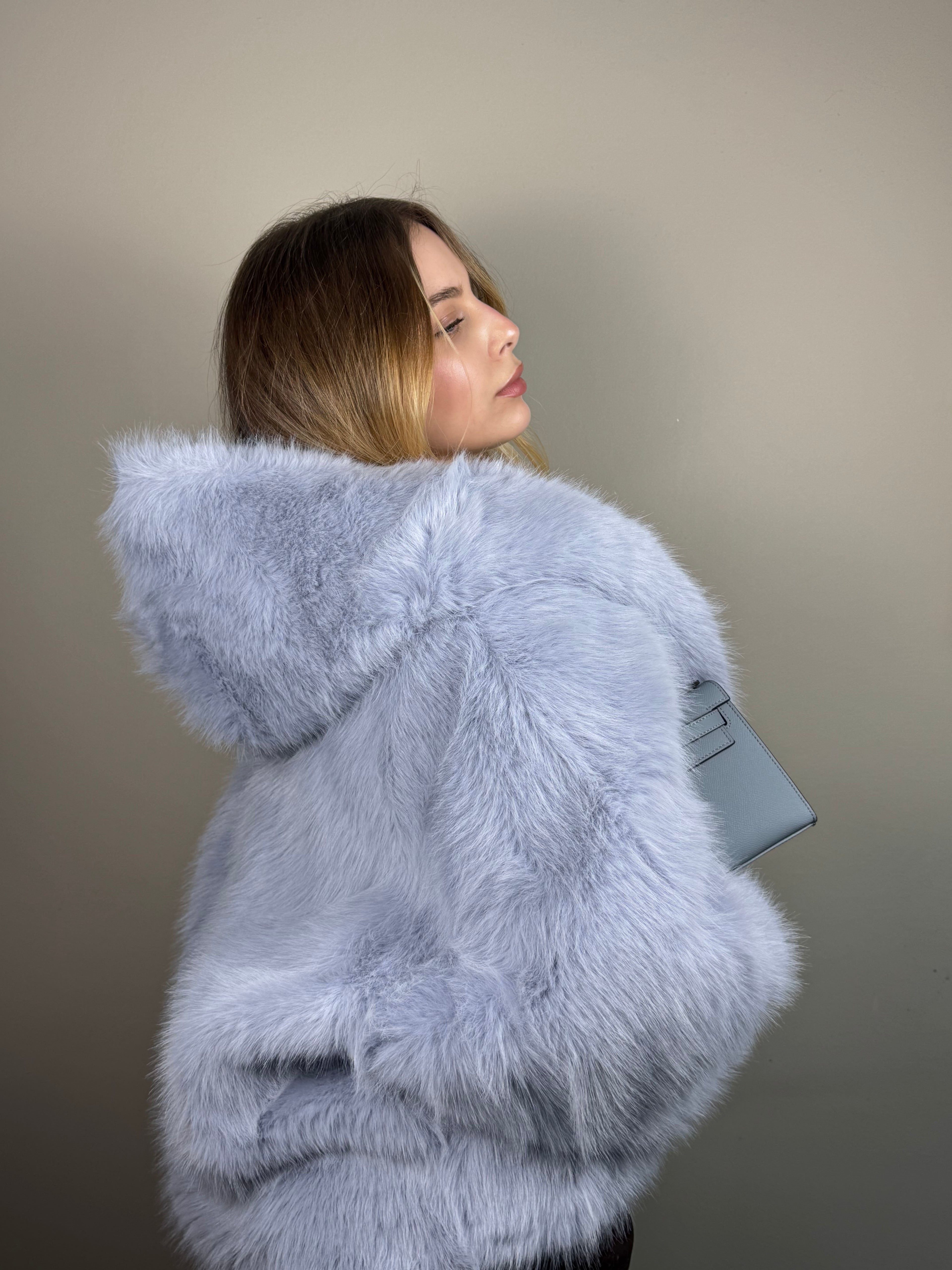 Pelliccia Courmayeur - Light Blue