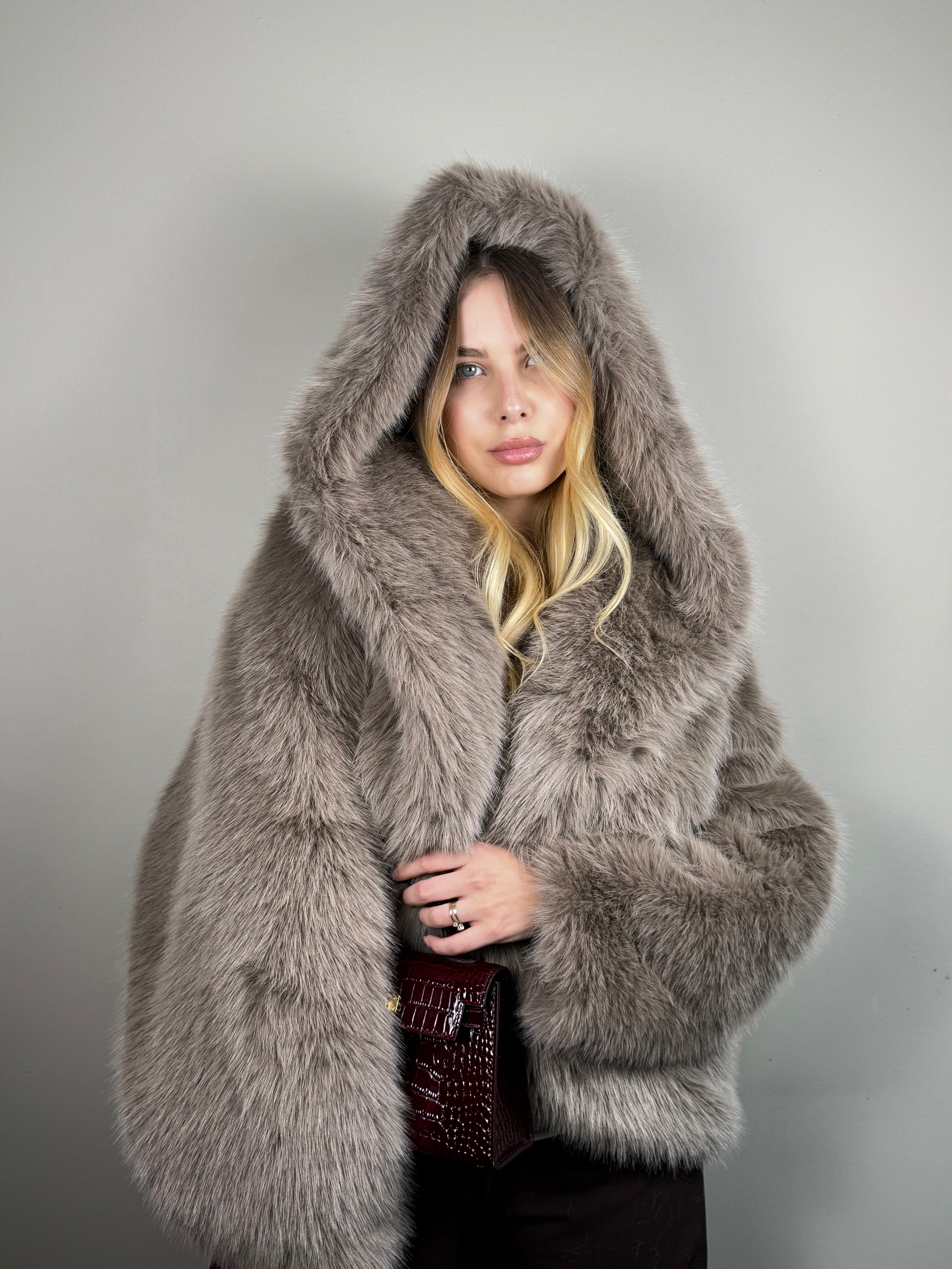 Pelliccia Courmayeur - Taupe