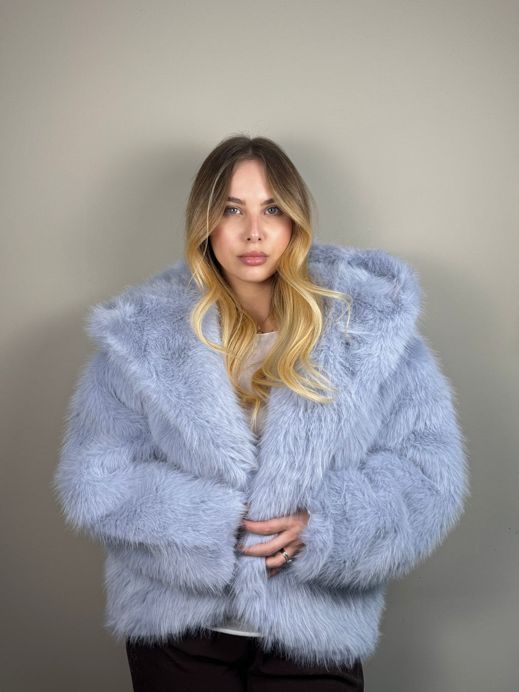 Pelliccia Courmayeur - Light Blue