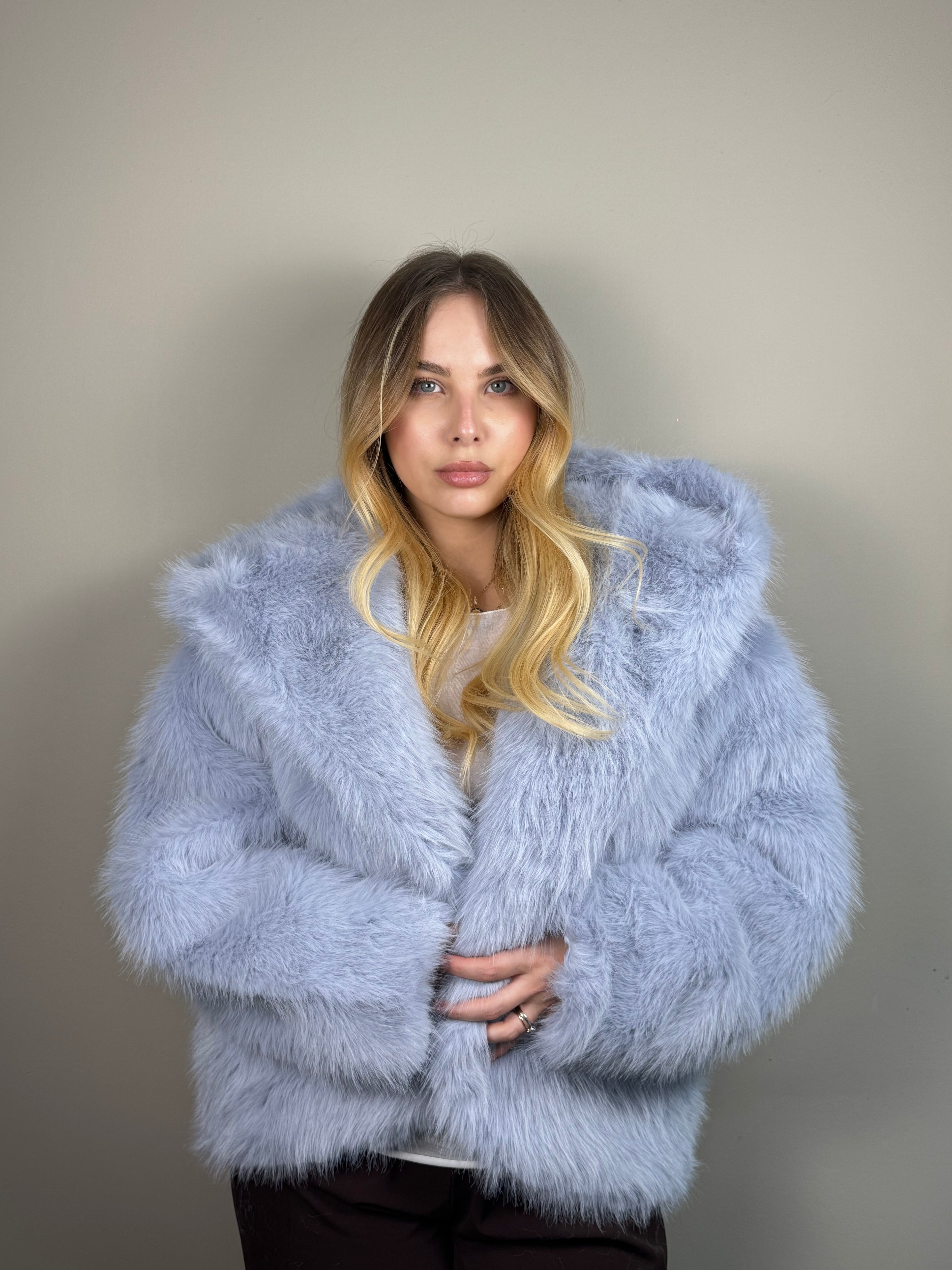 Pelliccia Courmayeur - Light Blue