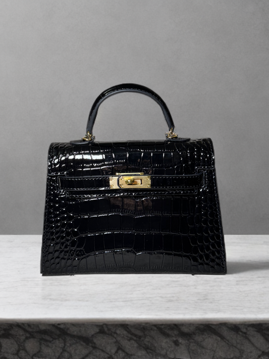 Kelly Crocodile - Black