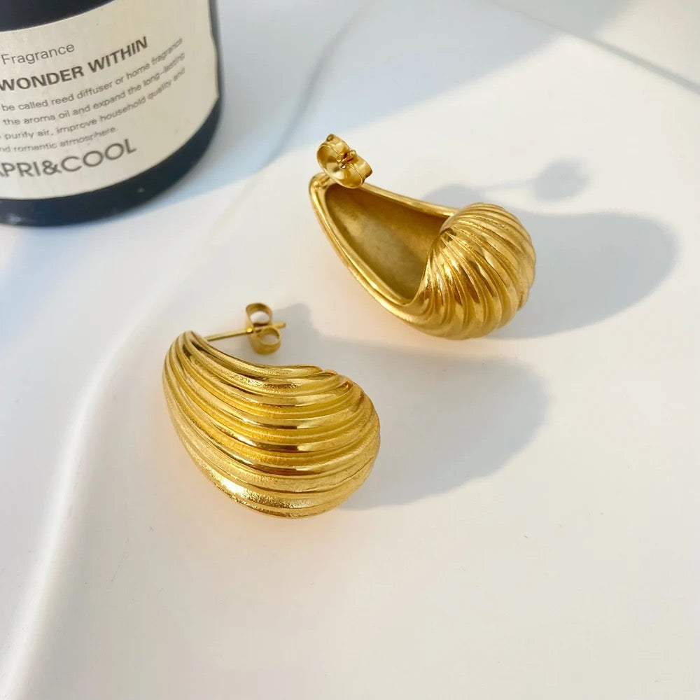 Orecchini Goccia Crema