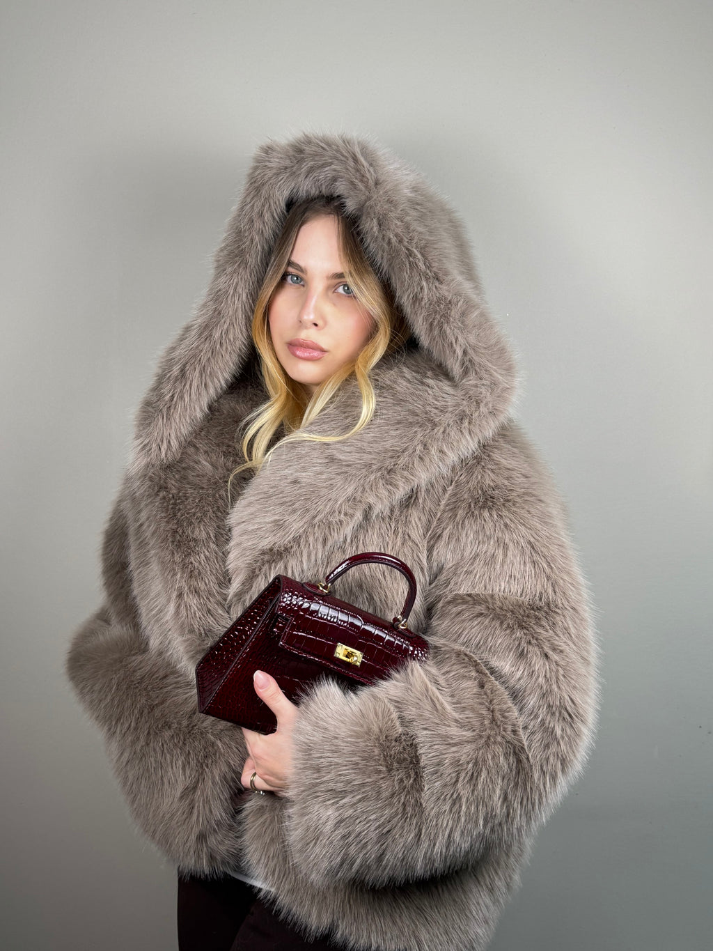 Pelliccia Courmayeur - Taupe