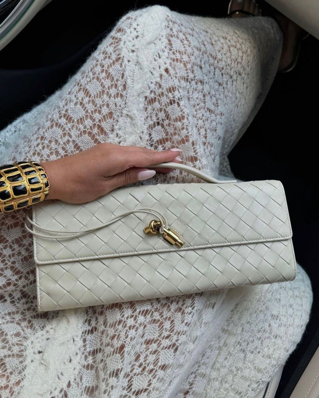 Barret clutch - White