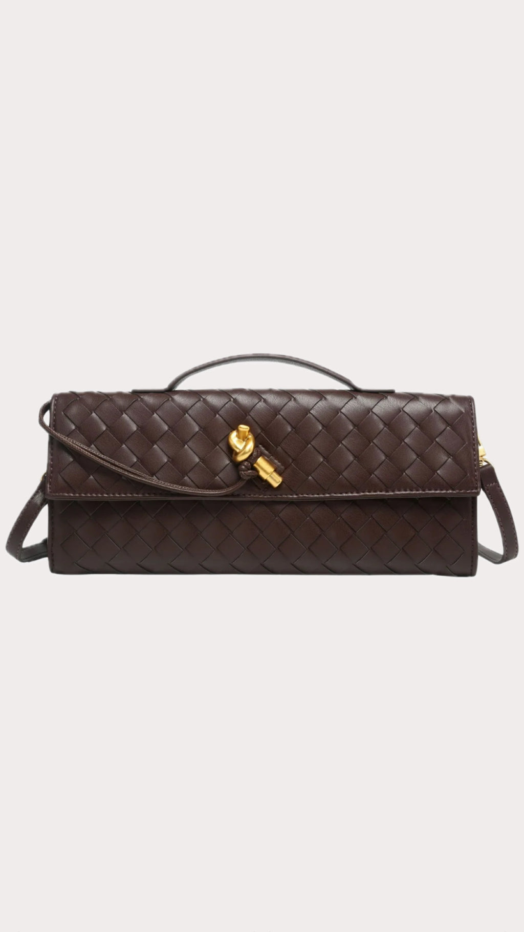 Barret clutch - Chocolate