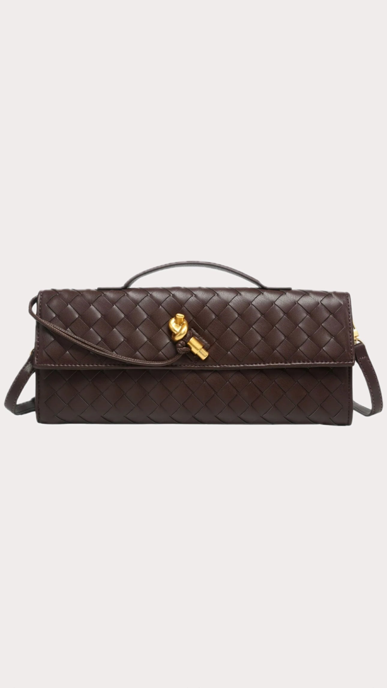 Barret clutch - Chocolate