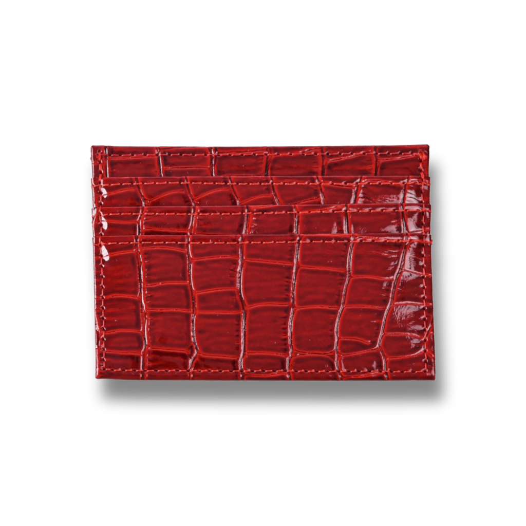 PREORDINE 15 gg - Cardholder - Crocodile Pattern