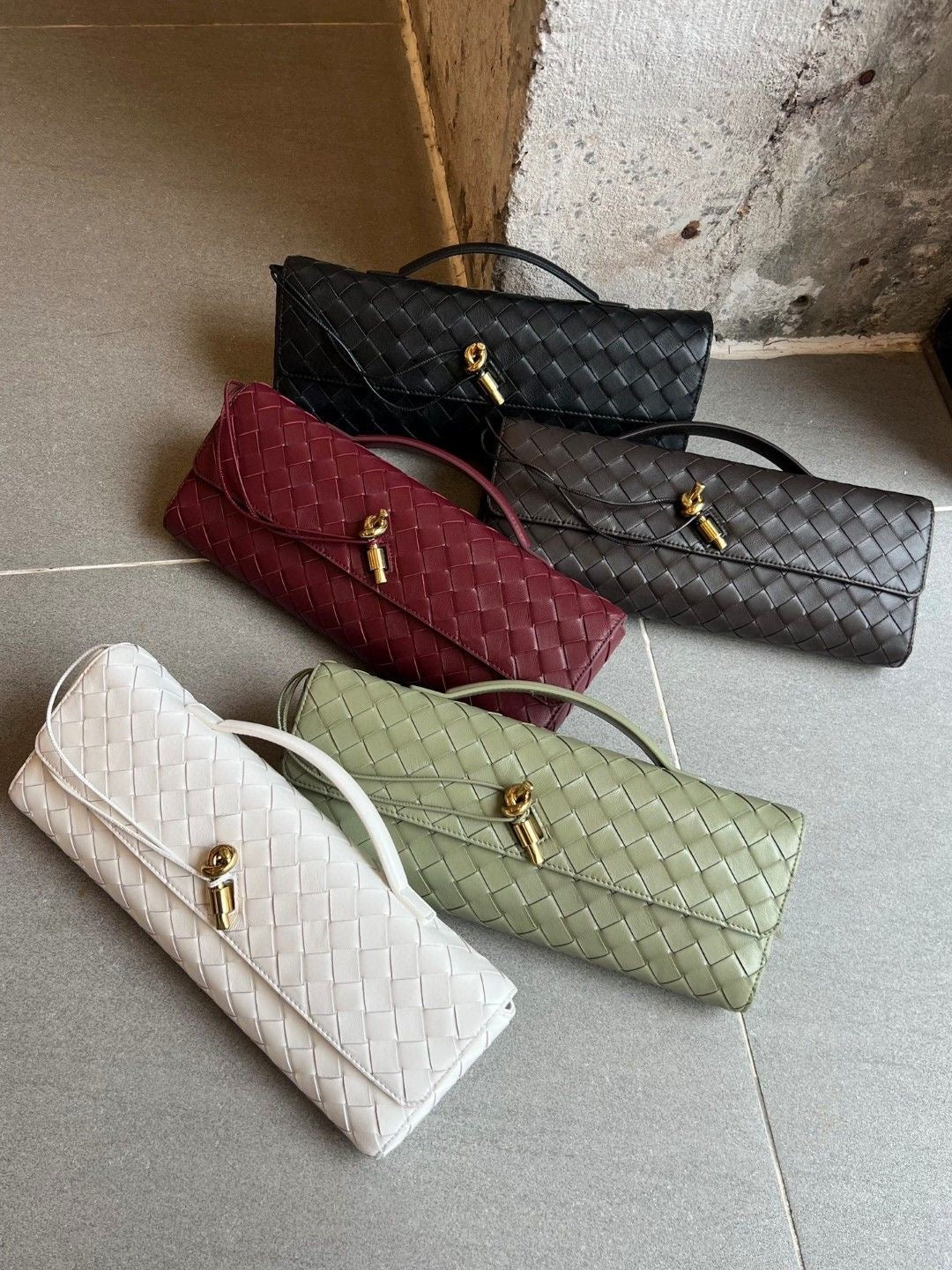 Barret clutch - Pistacchio