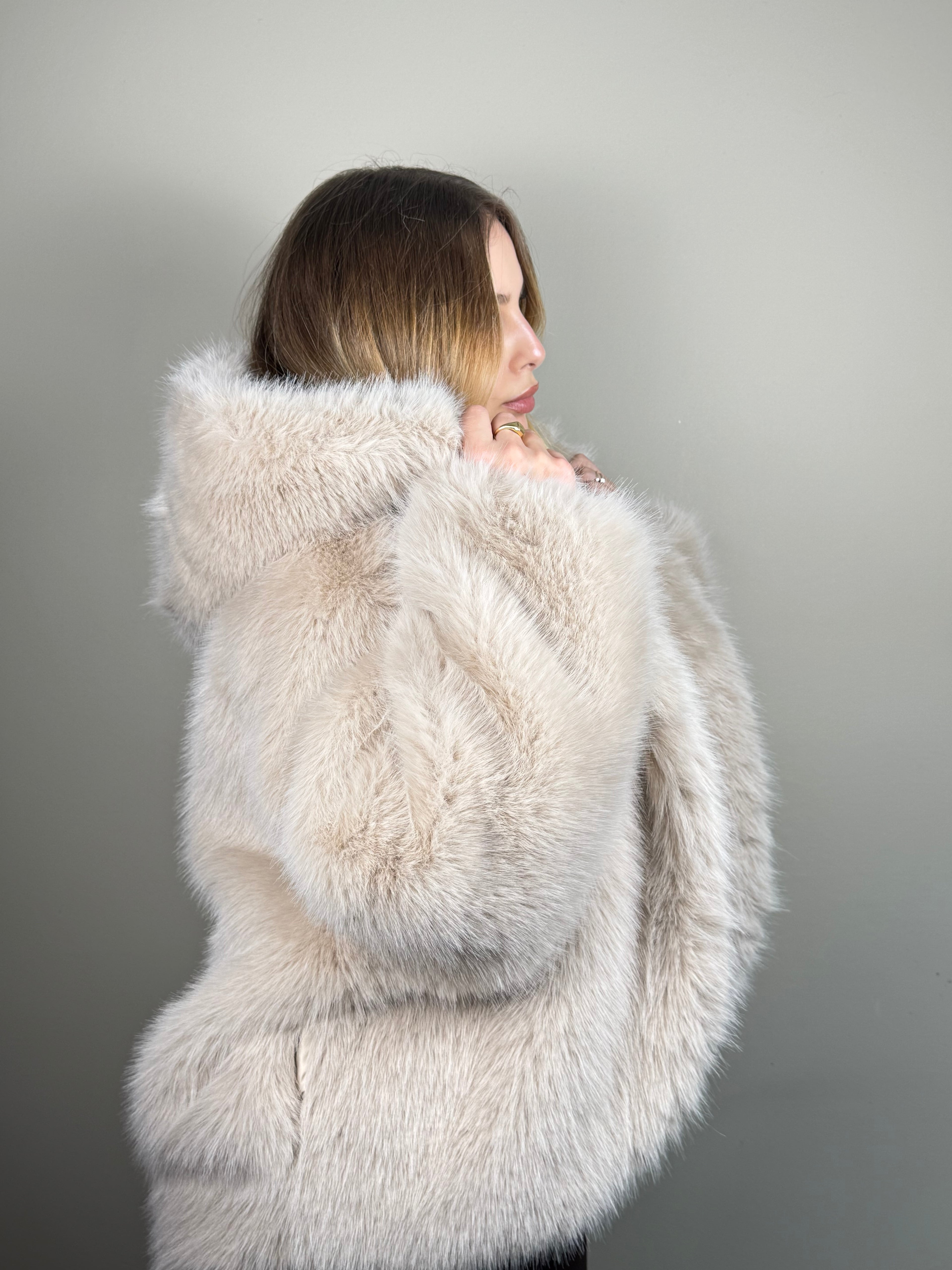 Pelliccia Courmayeur - Beige