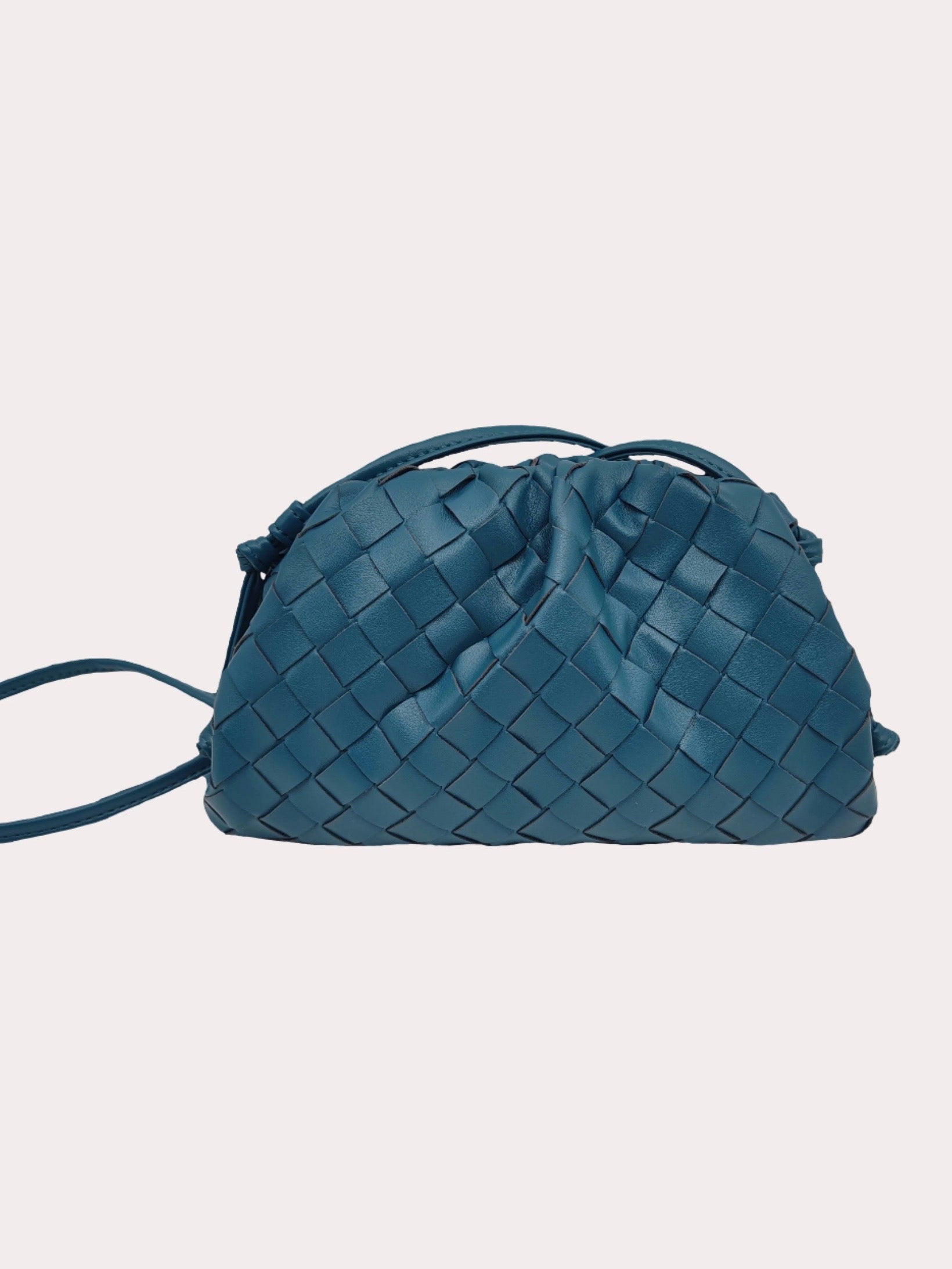 PREORDINE 15gg - Mini braided seashell - Petrolio