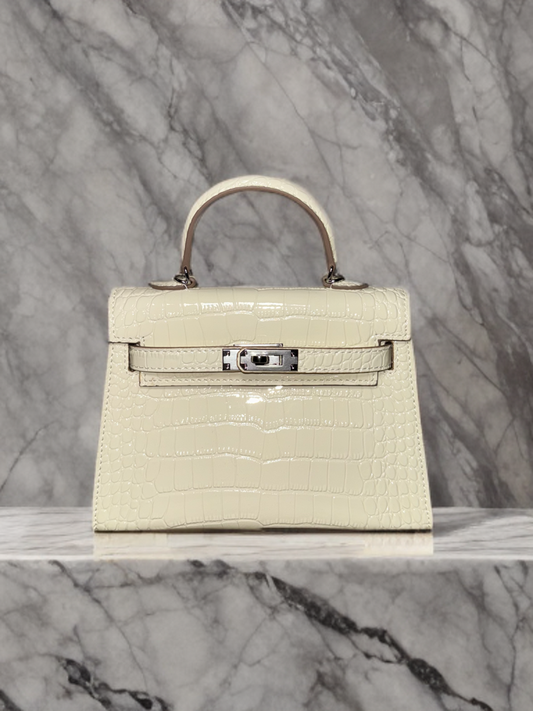 Kelly Crocodile - White