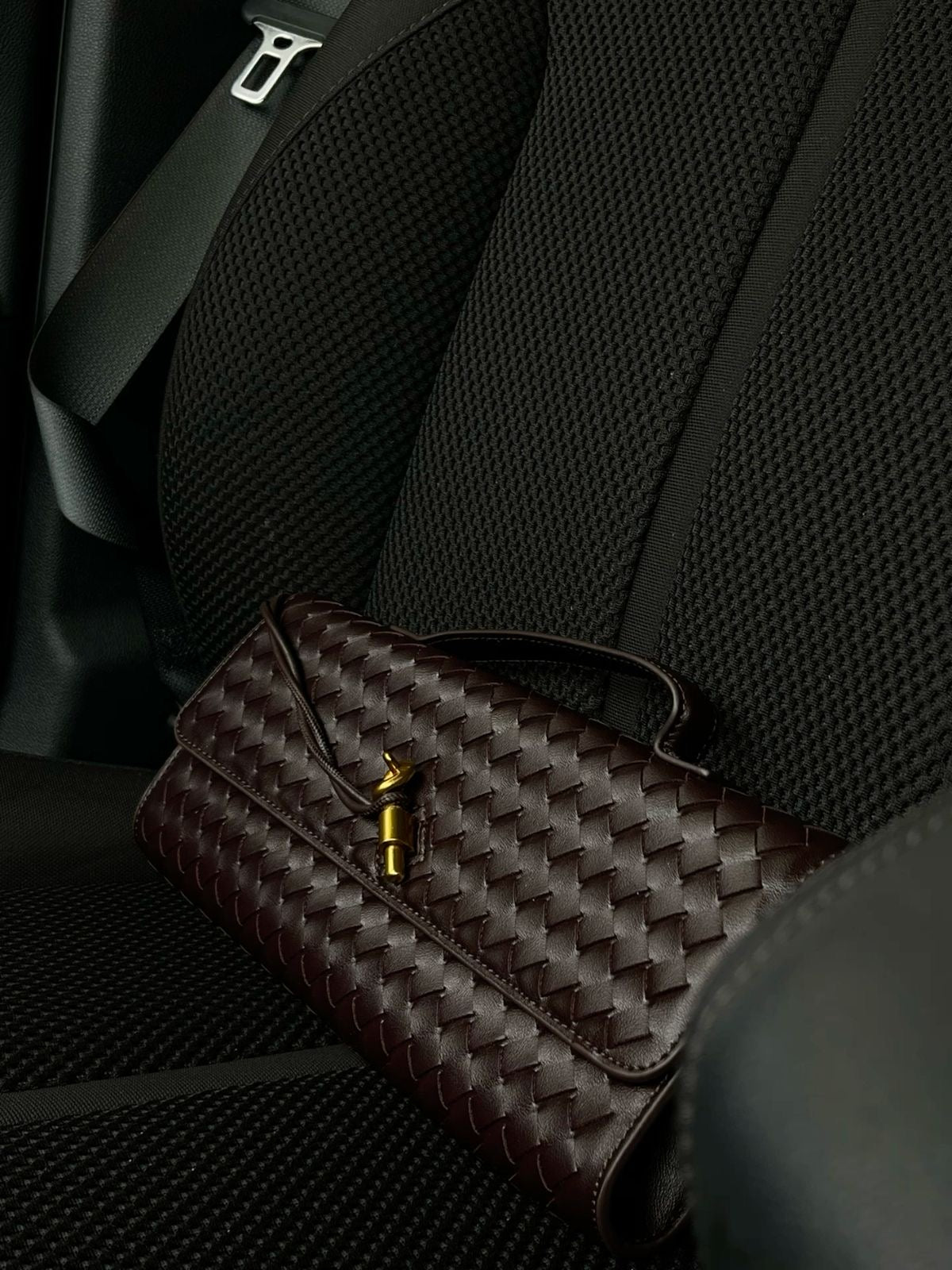 Barret clutch - Chocolate