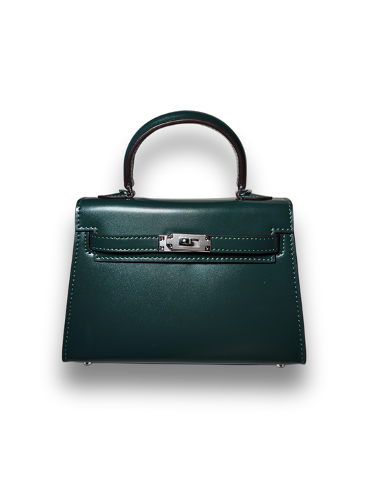 Mini Mademoiselle Kelly SMOOTH - Deep Green