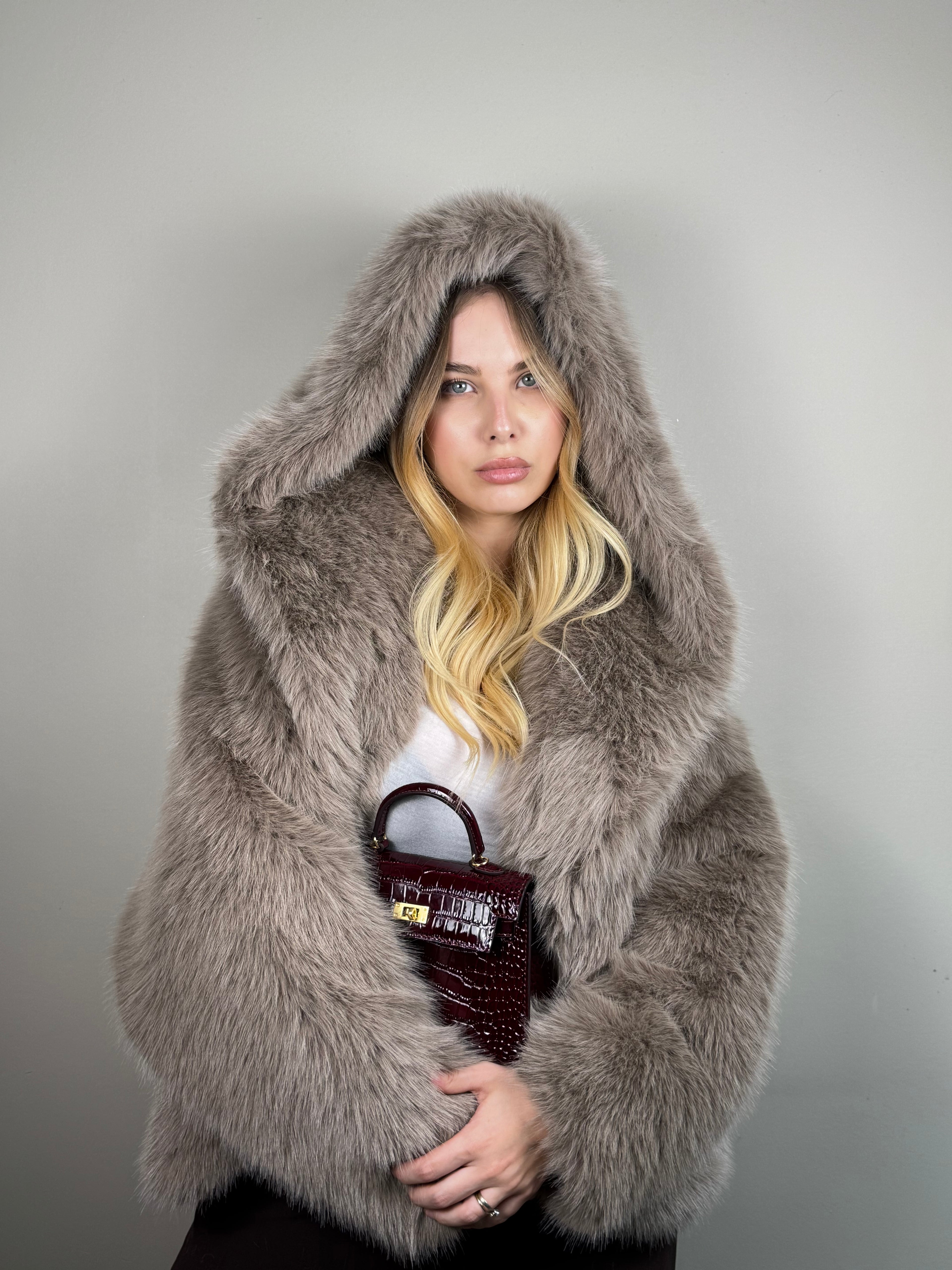 Pelliccia Courmayeur - Taupe