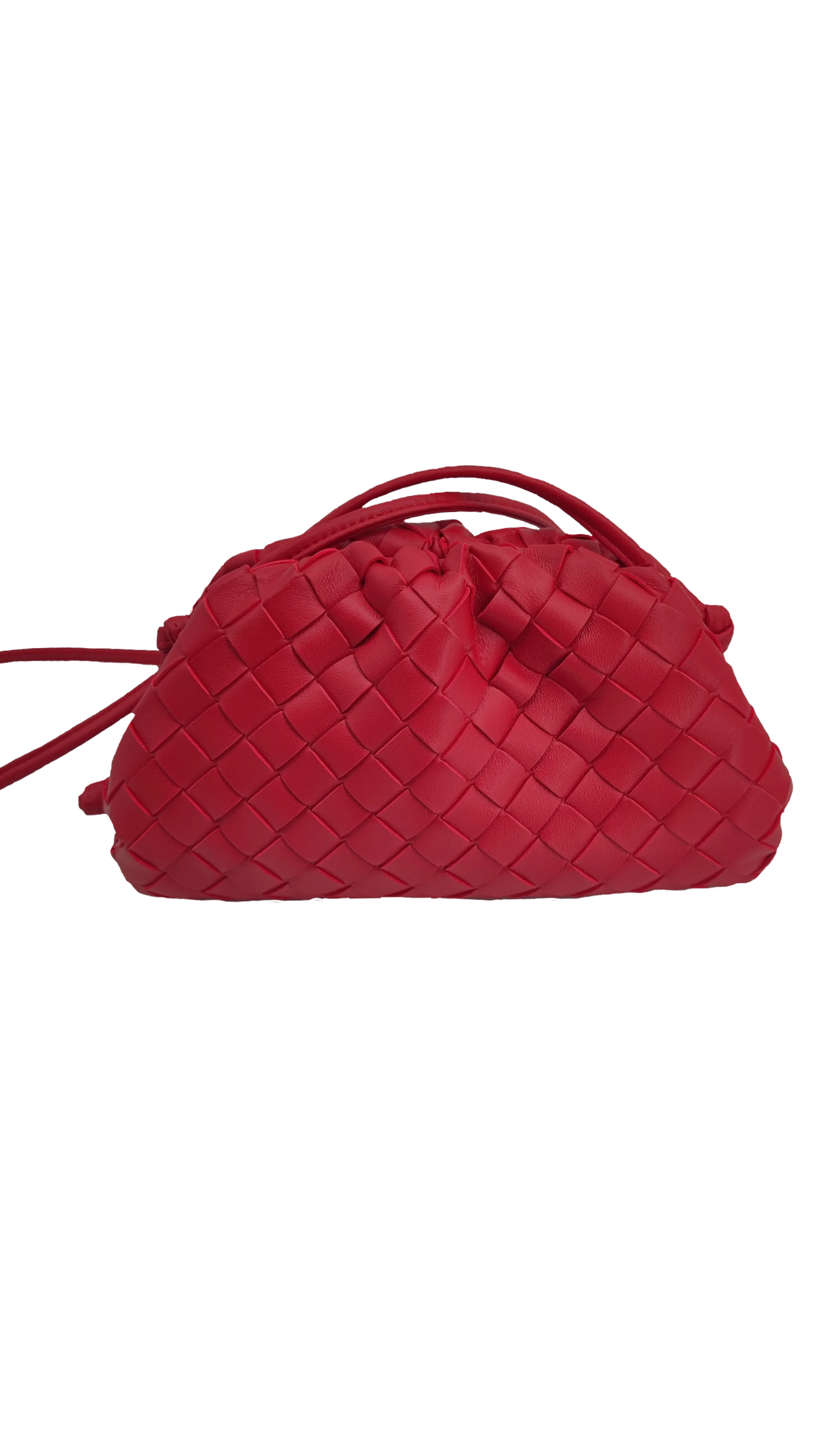 Mini braided seashell - Red
