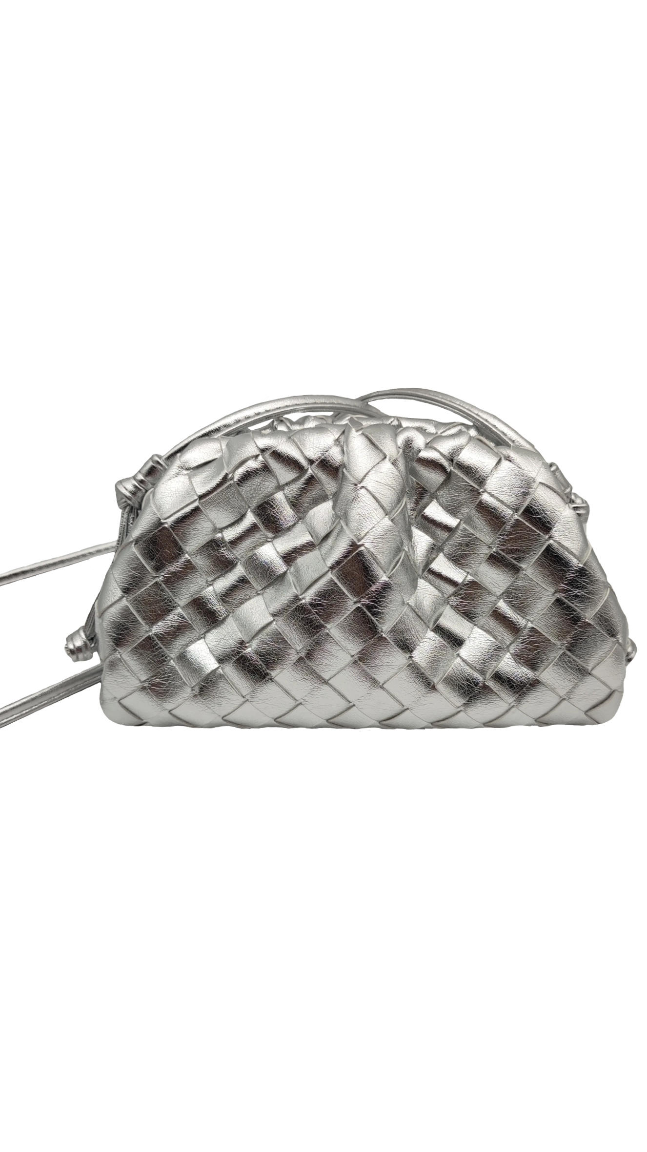 Mini braided seashell - Silver