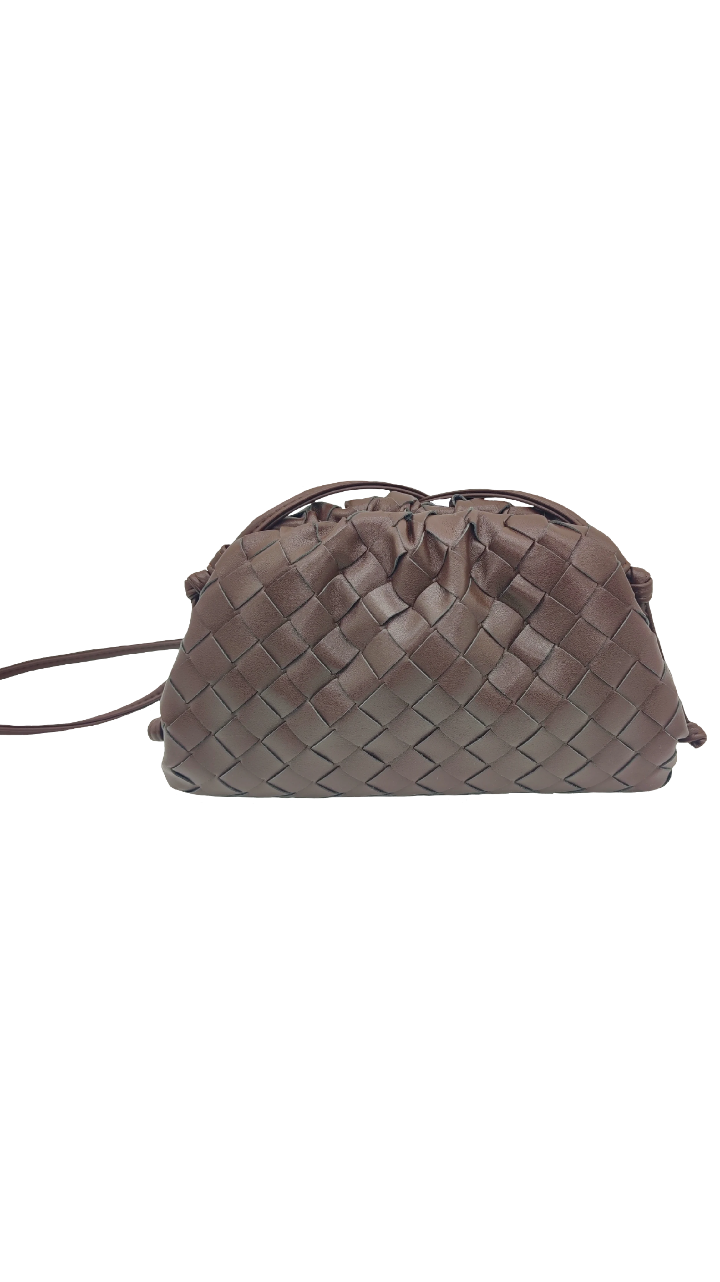 Mini braided seashell - Chocolate