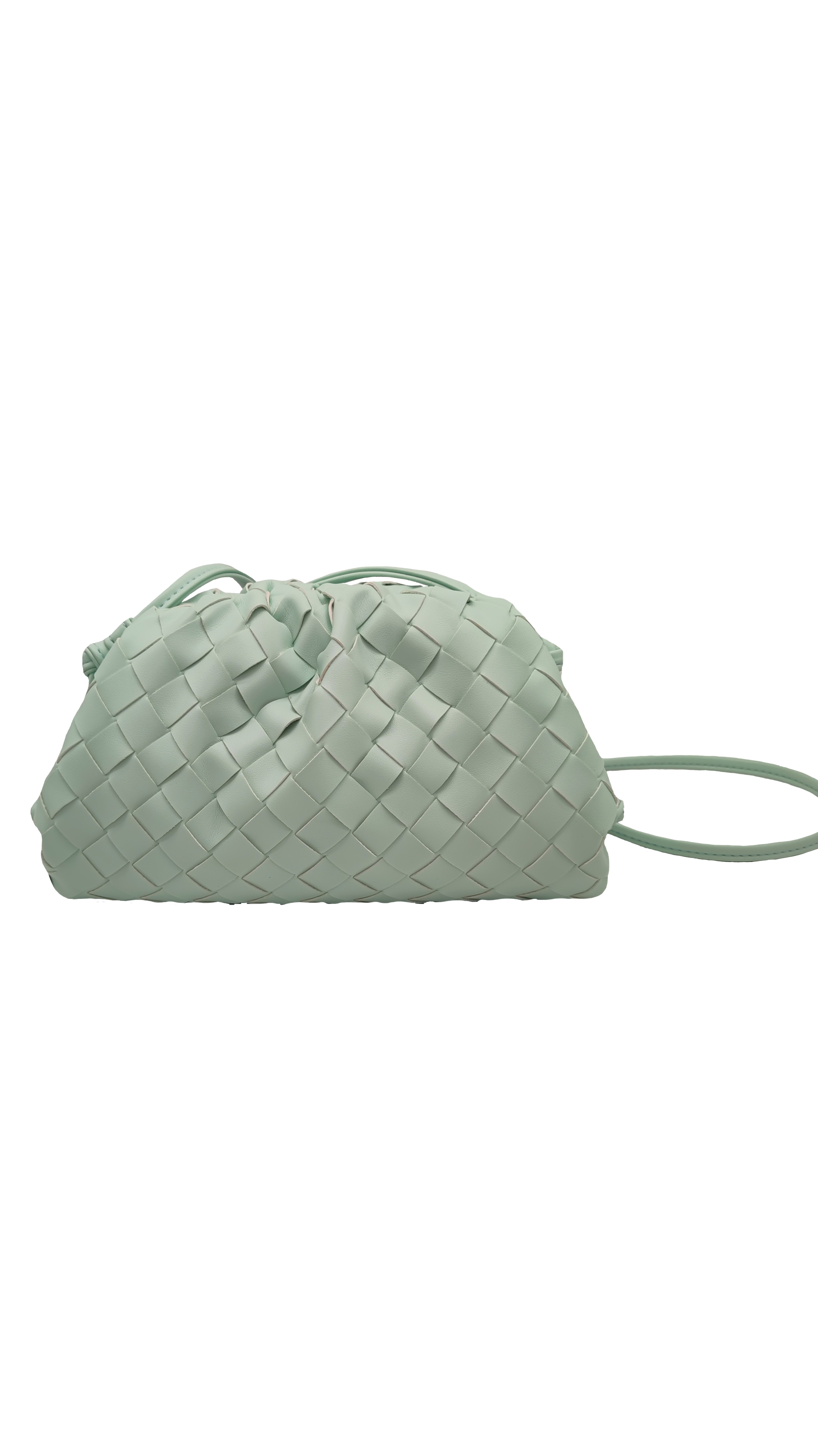 Mini braided seashell - Light Mint