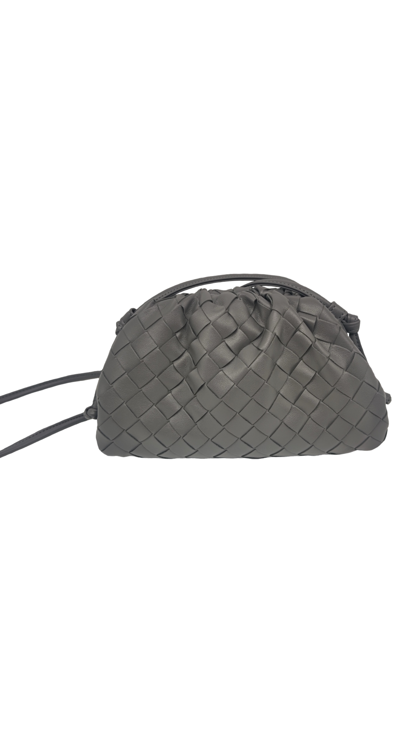 Mini braided seashell - Matte Grey