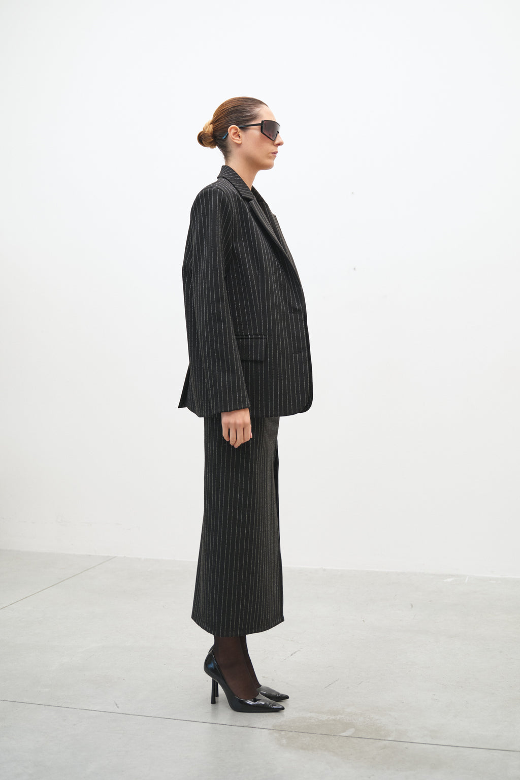 Blazer Gessato Lurex