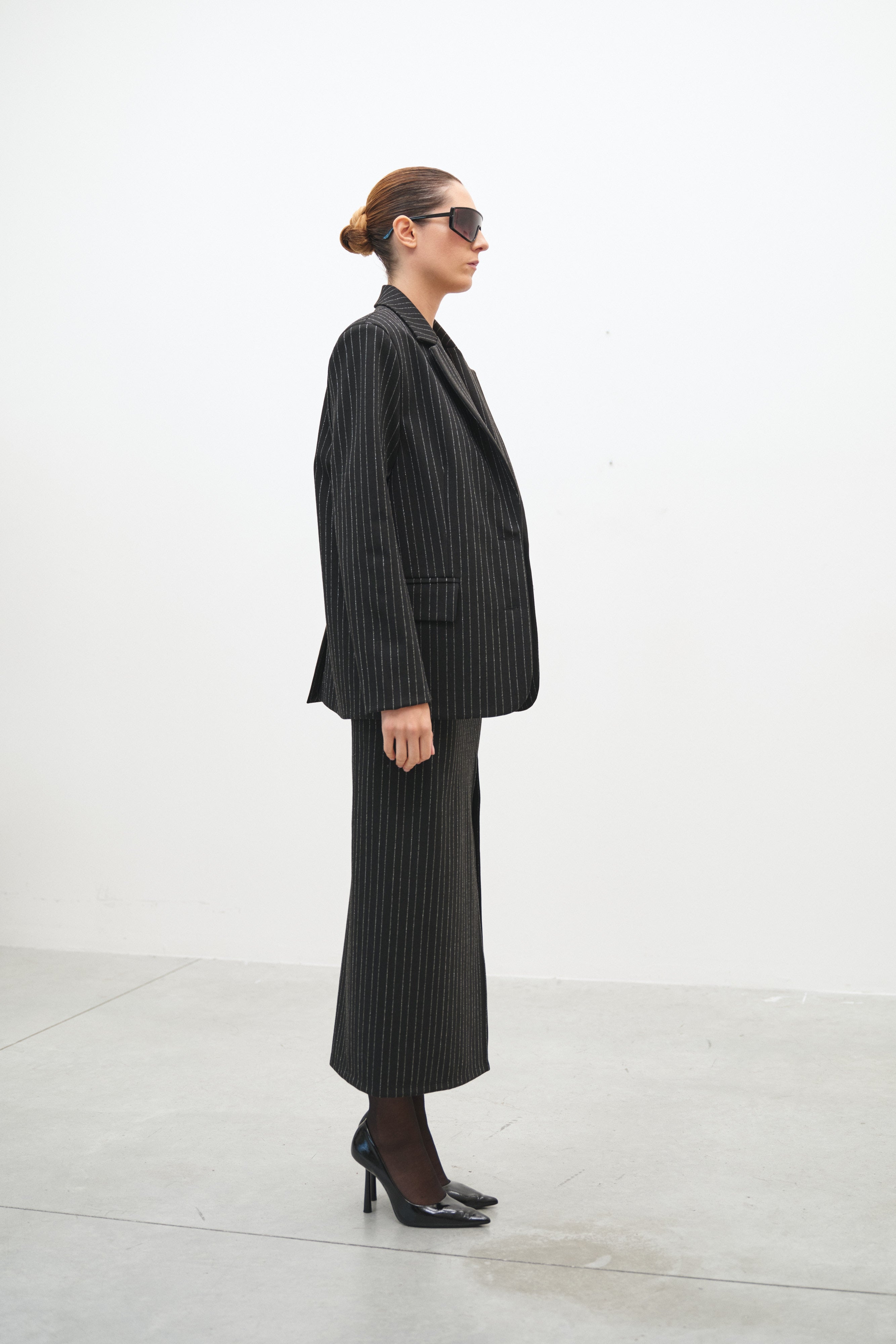 Blazer Gessato Lurex