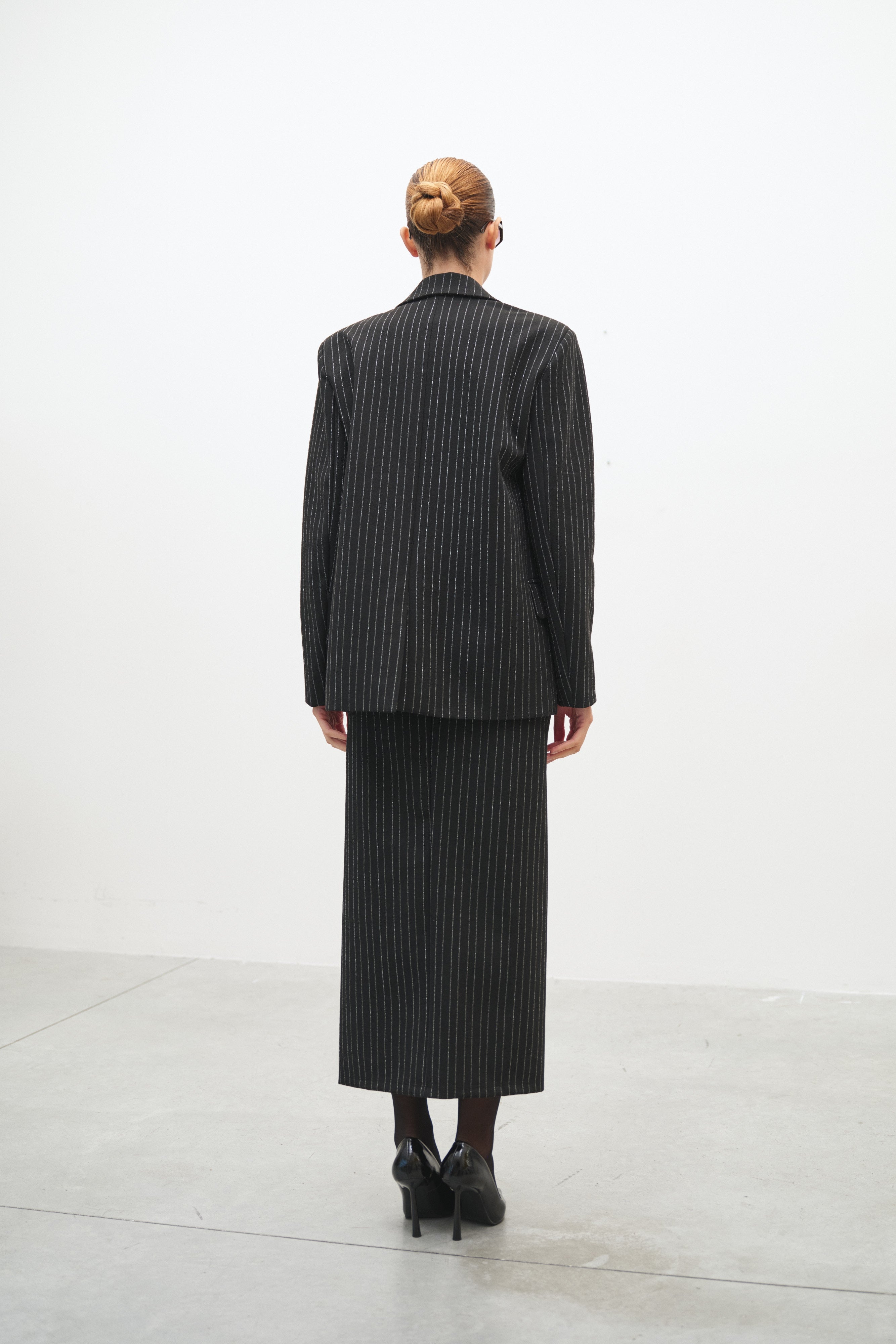 Blazer Gessato Lurex