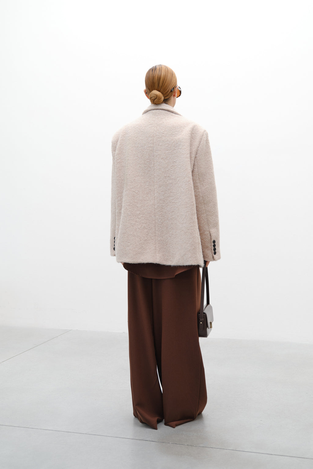 Blazer Bouclé Oversize