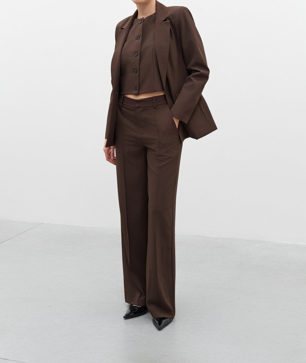 Gilet Classic Marrone